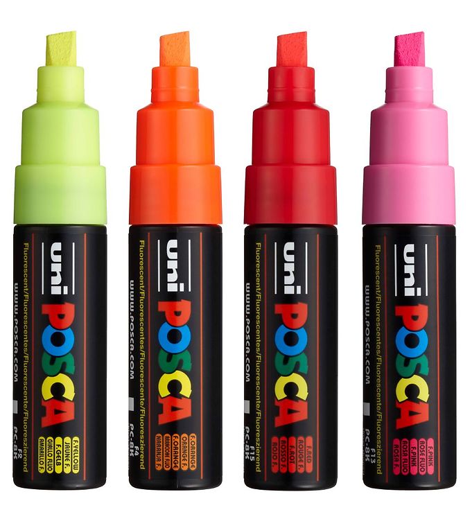 Billede af Posca Tuscher - PC-8K - 4 stk. - Neon