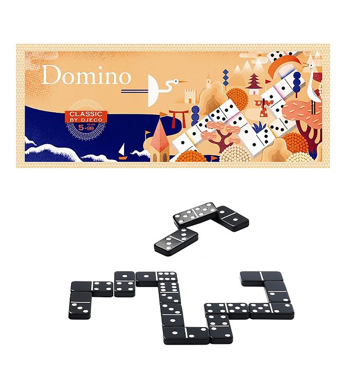 4: Djeco Domino - Sort