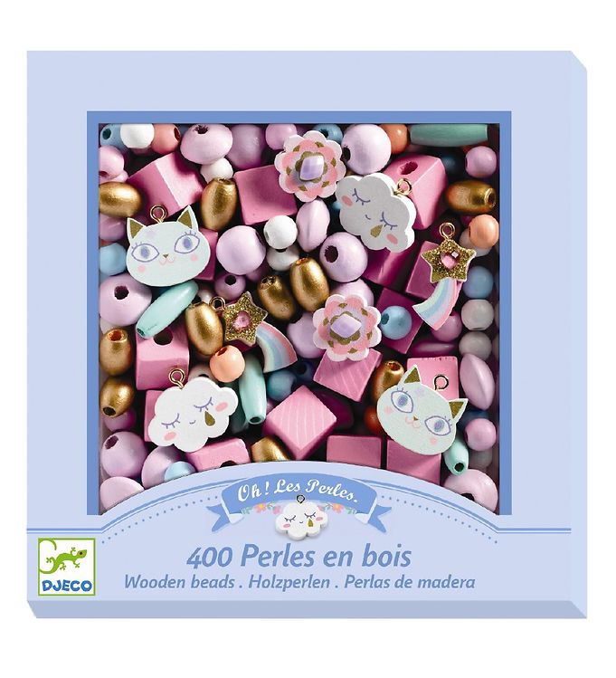 #3 - Djeco Perles Wooden Beads Rainbow