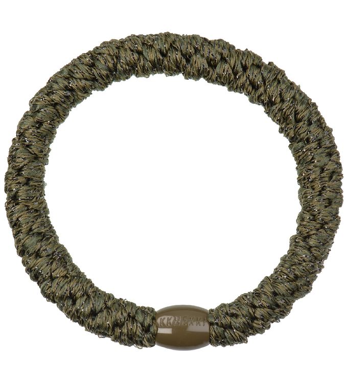 Image of Kknekki Elastik - Grøn Glimmer - OneSize - Kknekki Hårpynt (184619-931530)