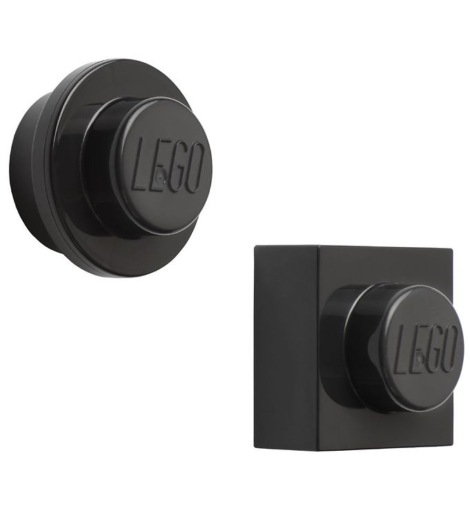 Image of Lego Storage Magneter - 2 stk - Sort - OneSize - Lego Storage Magnetlegetøj (186043-938510)
