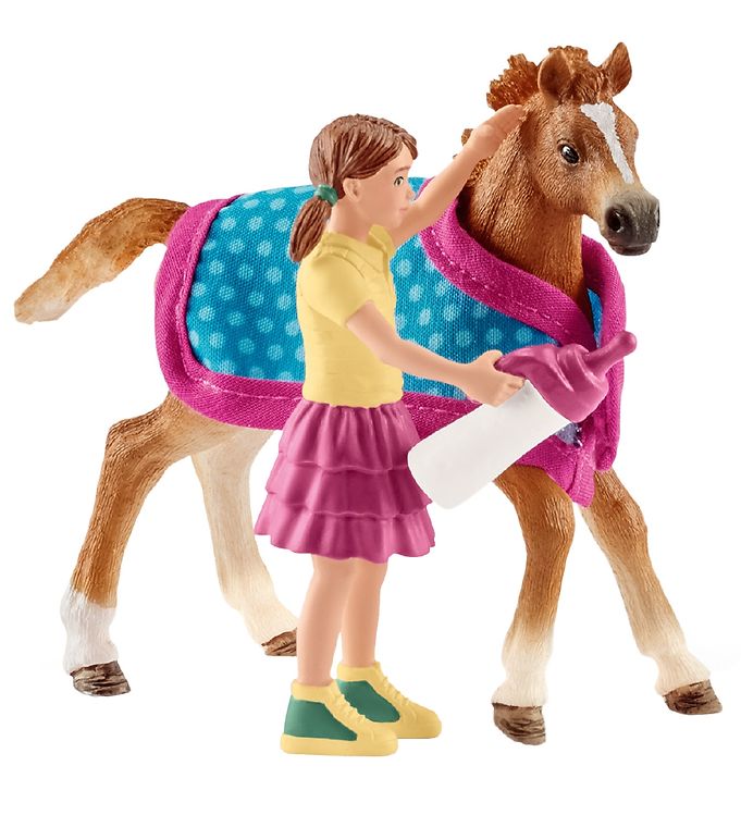 7: schleichÂ® Horse Club Føl med Tæppe