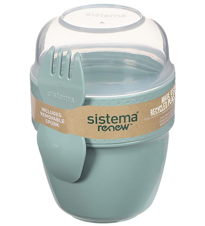 Sistema Madkasse m. Bestik - Snack Capsule Renew - 515 ml - Mint