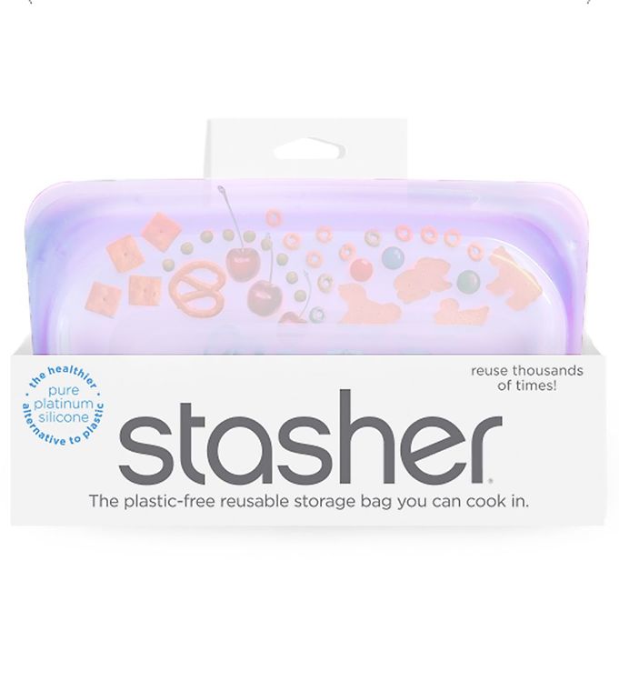 Billede af Stasher Opbevaringspose - Snack - 293,5 ml - Amethyst - OneSize - Stasher Opbevaring