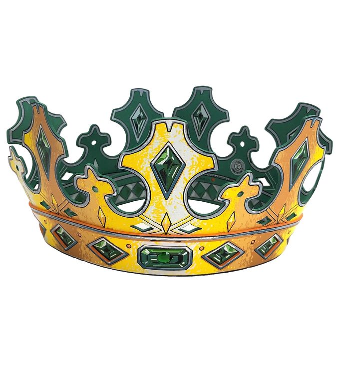 Liontouch Udklædning - Kingmaker Krone Grøn unisex