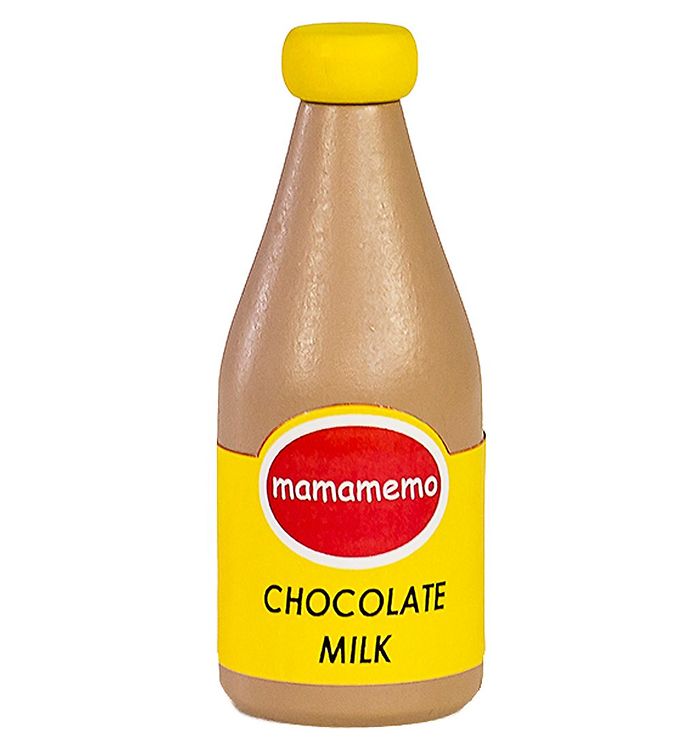 MaMaMeMo Legemad - Træ Chokolademælk Flaske unisex