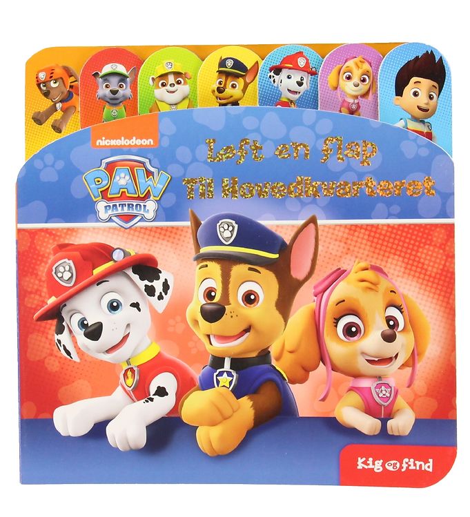 Karrusel Forlag Bog m. Flapper Paw Patrol - Gratis fragt i DK