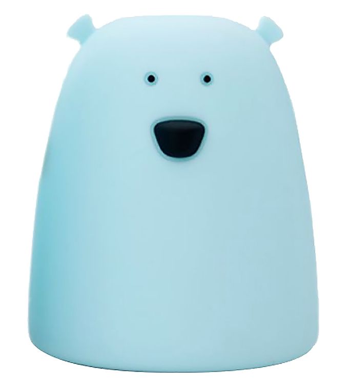 Vågelampe - Bear Lamp - Batteri fra Rabbit & Friends - Small - Blue