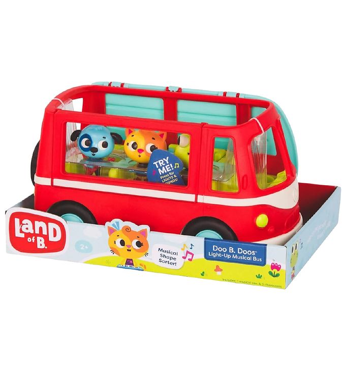 Image of B. toys Musikalsk Bus - 4 Dele m. Lyd (194043-972843)