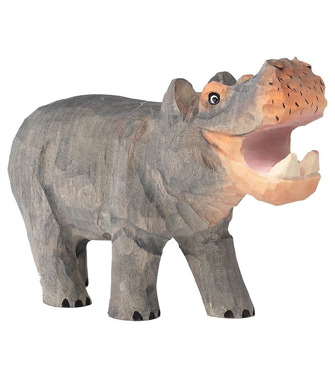 Image of ferm Living Håndlavet Figur - 15 cm - Flodhest (194377-973763)