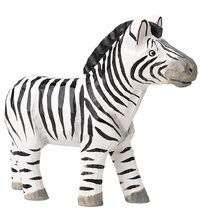 Image of ferm Living Håndlavet Figur - 13,5 cm - Stribet Zebra (194373-973759)