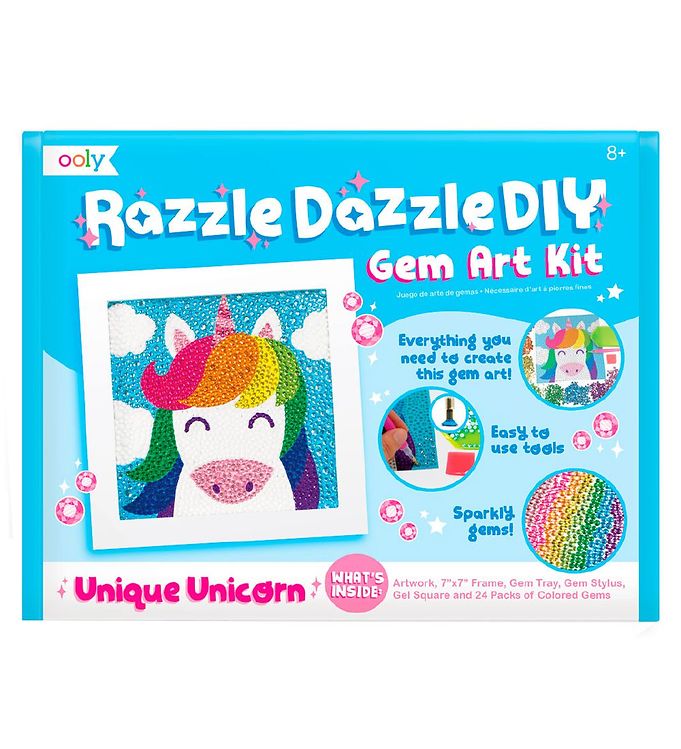 Image of Ooly Diamanttegning - Razzla Dazzle - Unique Unicorn - OneSize - Ooly Kreasæt (195116-977141)
