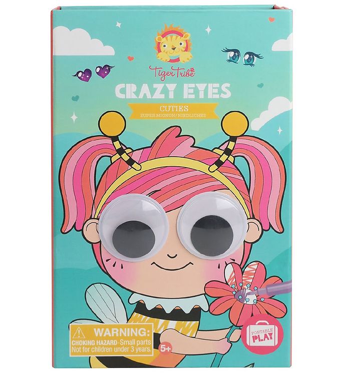 Tiger Tribe Tegnesæt - Crazy Eyes - Super Mignon