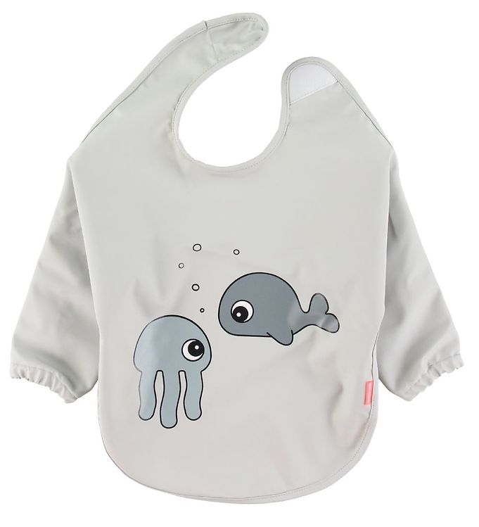 Done By Deer Forklæde - PU - Sea Friends - Grå