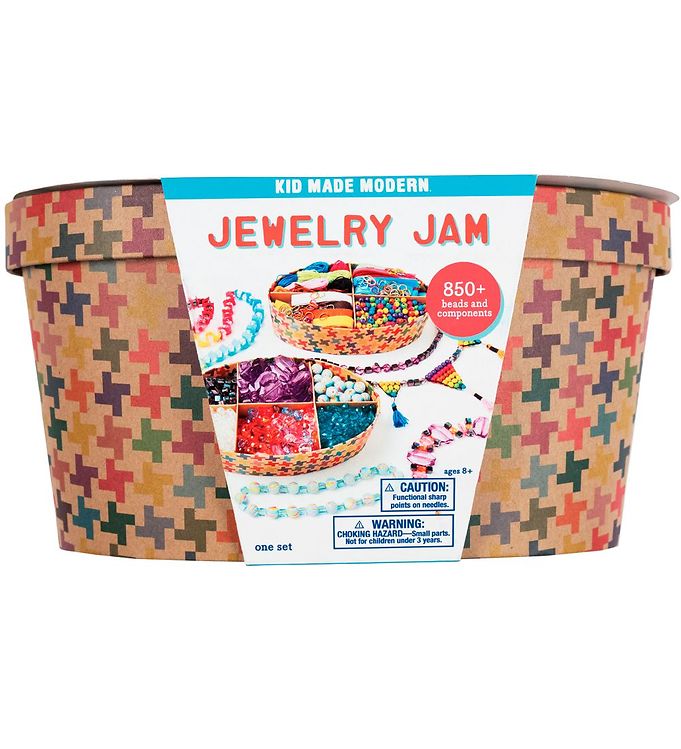 Image of Kid Made Modern Smykkesæt - +850 Dele - Jewelry Jam - OneSize - Kid Made Modern Kreasæt (196400-982572)