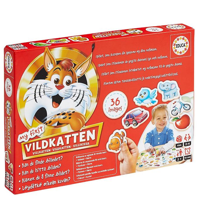 Educa Brætspil - My First Vildkatten 36 Billeder unisex