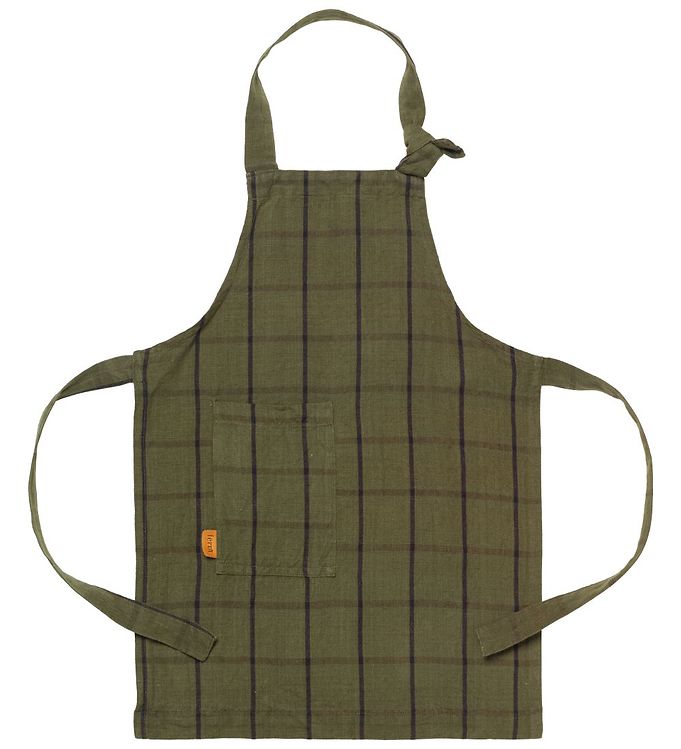 Ferm Living Kids Hale Apron Green/Black