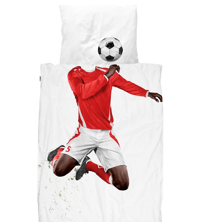 Image of SNURK Sengetøj - Voksen - Soccer Champ Dark Red - Voksen - Snurk Sengetøj - Voksen (196444-982621)