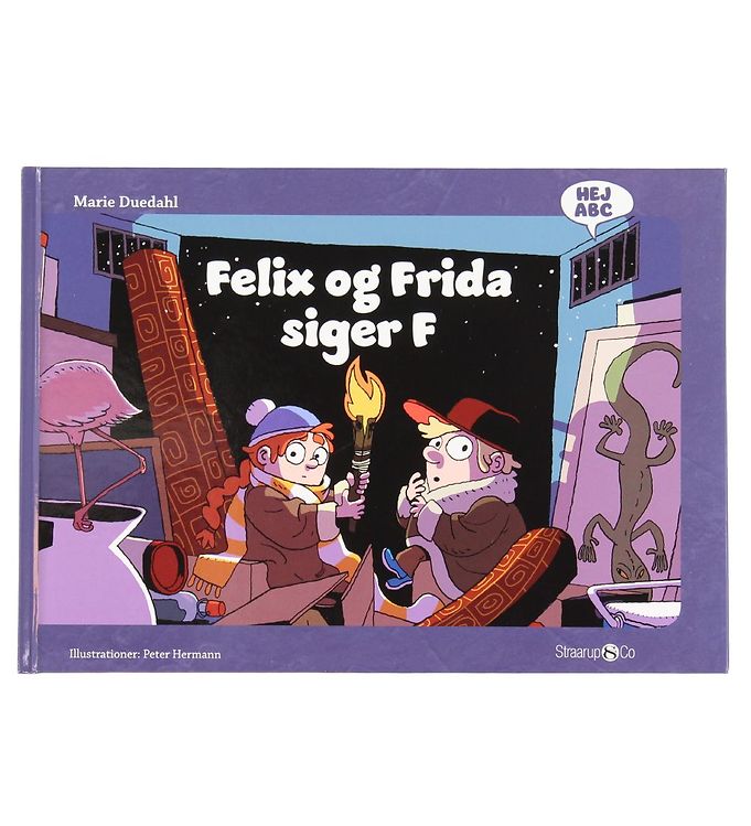 Straarup & Co Bog Hej Abc Felix Og Frida Siger F Dansk