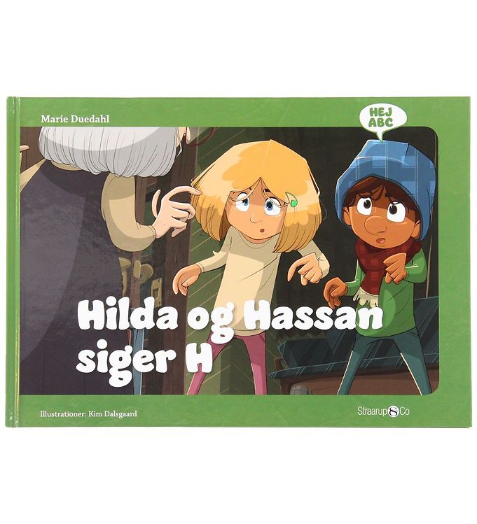 Straarup & Co Bog Hej Abc Hilda Og Hassan Siger H Dansk