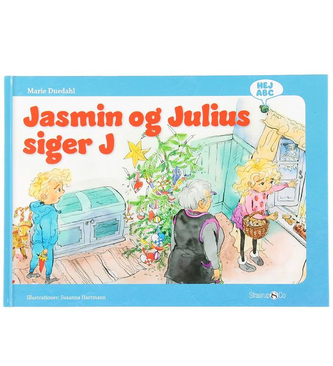 Straarup & Co Bog Hej Abc Jasmin Og Julius Siger J Dansk