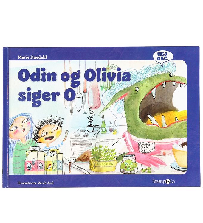 Straarup & Co Bog Hej Abc Odin Og Olivia Siger O Dansk