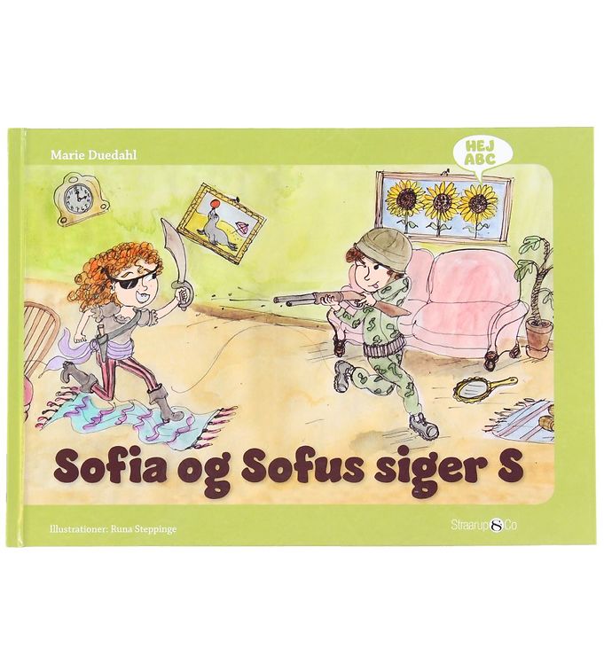 Straarup & Co Bog Hej Abc Sofia Og Sofus Siger S Dansk