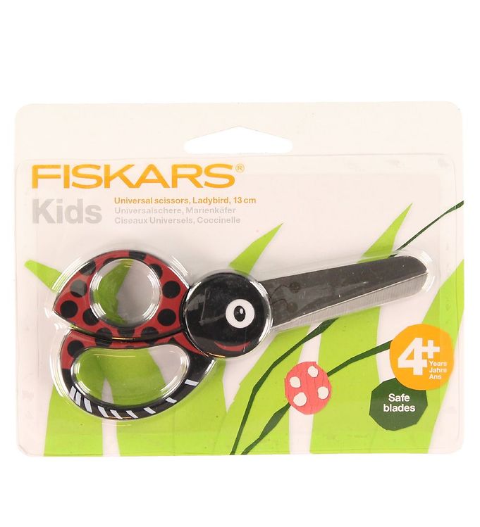 Image of Fiskars Børnesaks - Mariehøne - OneSize - Fiskars Saks (198987-993210)
