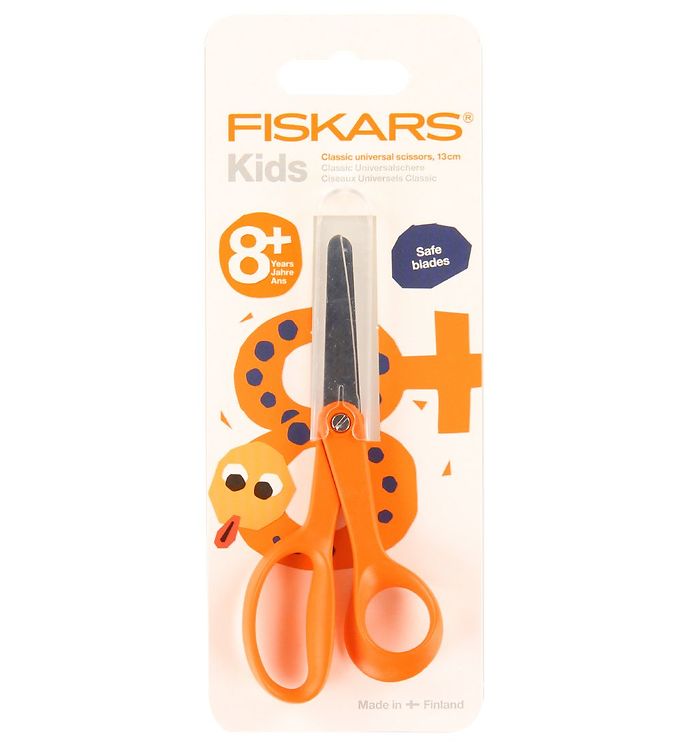 Image of Fiskars Børnesaks - Højre hånd - Orange - OneSize - Fiskars Saks (198984-993207)