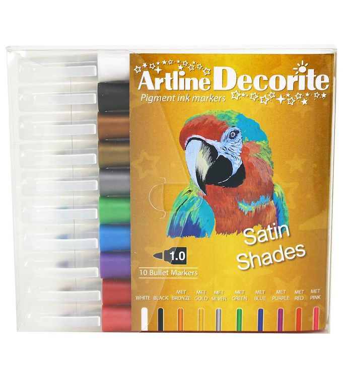 Artline Tuscher - Decorite - 10 - Satin | Gratis fragt i DK