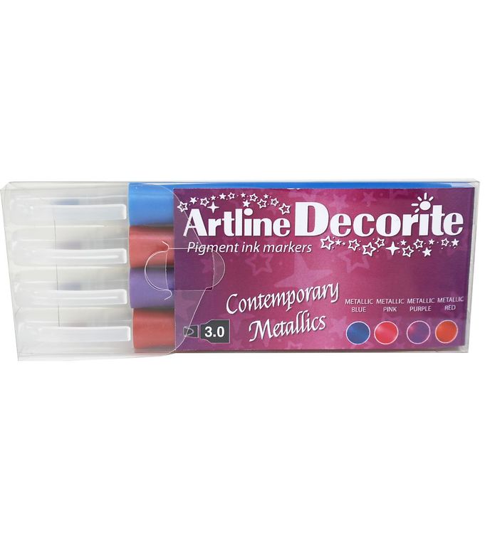 Artline Tuscher Decorite Flat Stk Metallic
