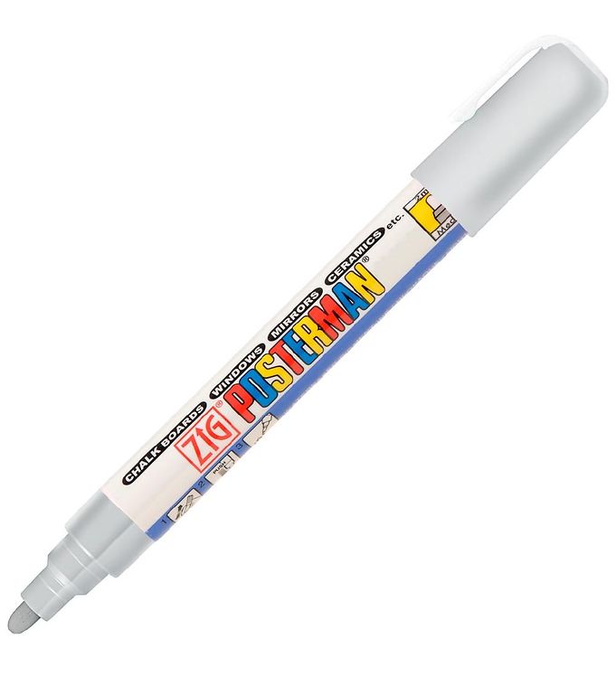 Image of Zig Tusch - Vandfast - 2 mm - Sølv - OneSize - Zig Tusch (198937-993099)