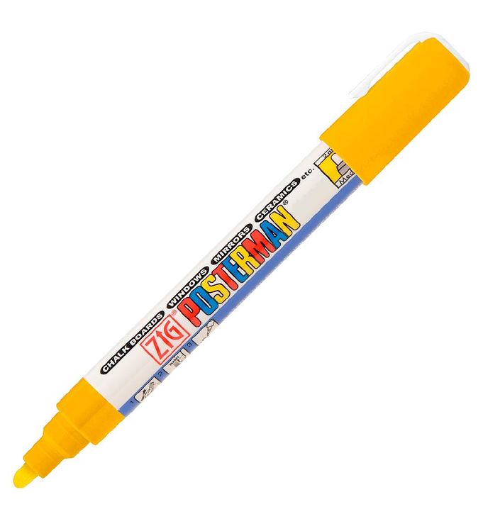 Image of Zig Tusch - Vandfast - 2 mm - Gul - OneSize - Zig Tusch (198941-993103)