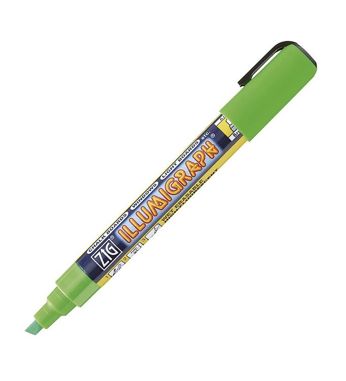 Image of Zig Tusch - Illumigraph - 6 mm - Grøn - OneSize - Zig Tusch (198948-993110)