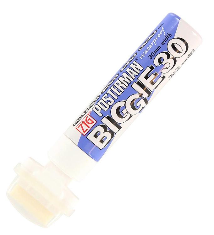 Image of Zig Tusch - Biggie - 30 mm - Hvid - OneSize - Zig Tusch (198920-993082)