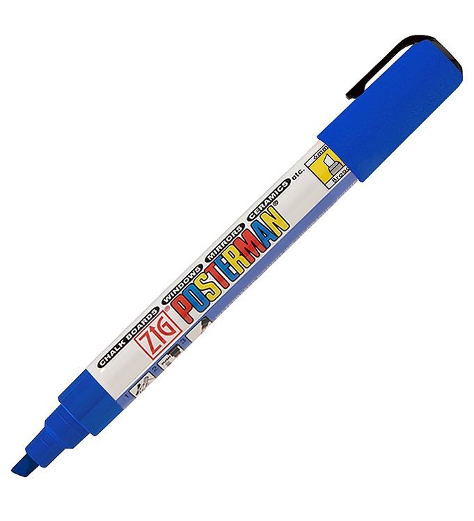 Image of Zig Tusch - Vandfast - 6 mm - Blå - OneSize - Zig Tusch (199487-995721)