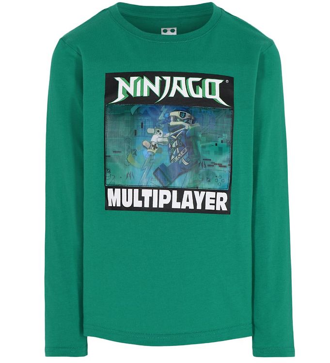 Lego Ninjago Bluse - Grøn m. Holografisk Print