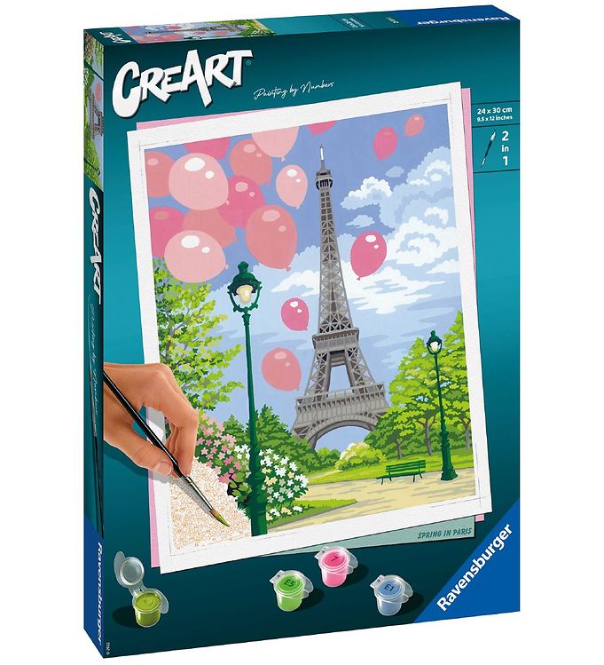 Image of Ravensburger CreArt Malesæt - Spring In PAris (258226-2990335)