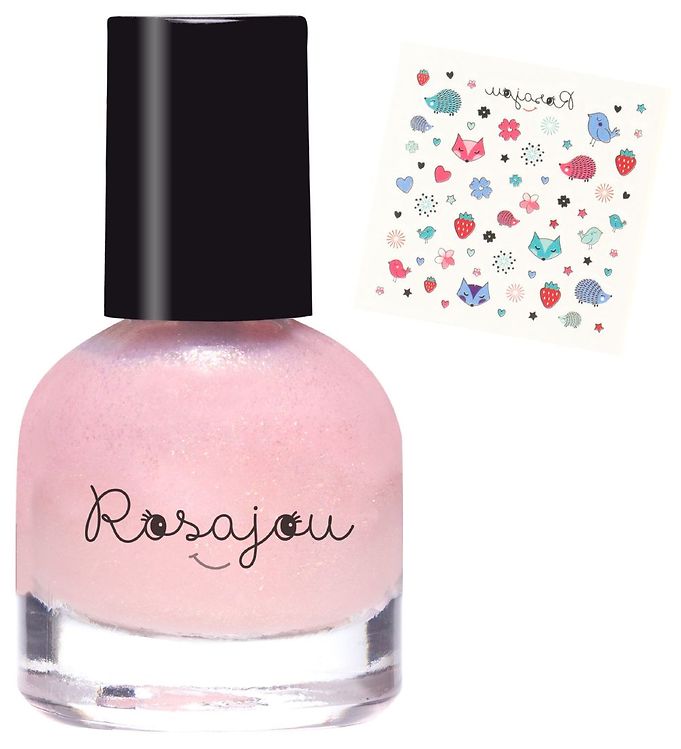 Rosajou Neglelak m. Neglestickers - Ballerine - OneSize - Rosajou Neglelak