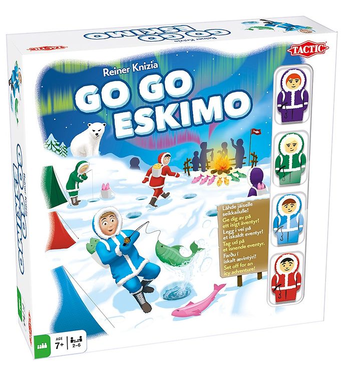 Image of TACTIC Brætspil - Go Go Eskimo - OneSize - TACTIC Brætspil (261138-3125844)