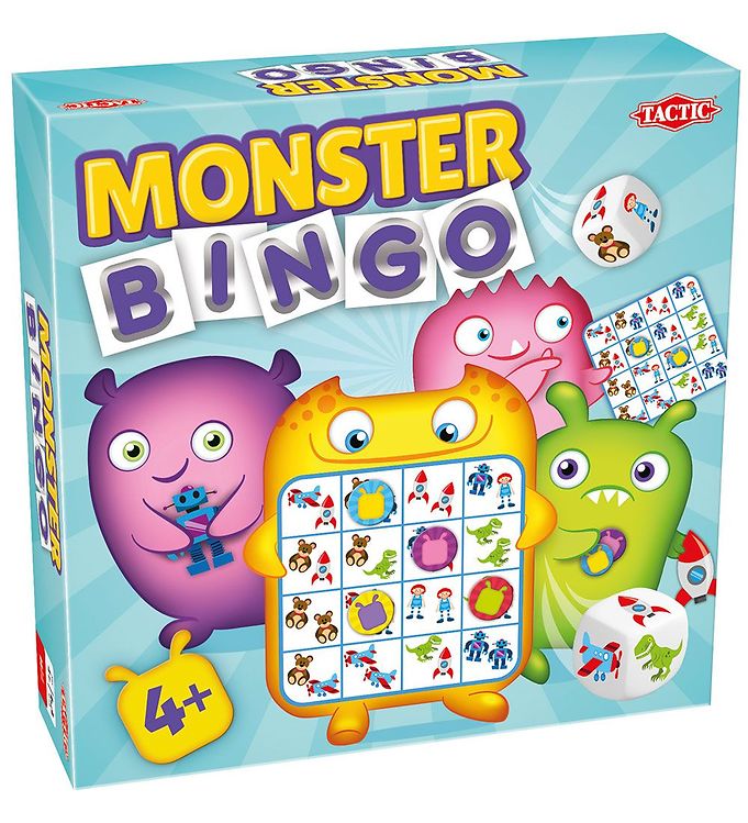 Image of TACTIC Brætspil - Monster Bingo - OneSize - TACTIC Brætspil (261141-3125847)