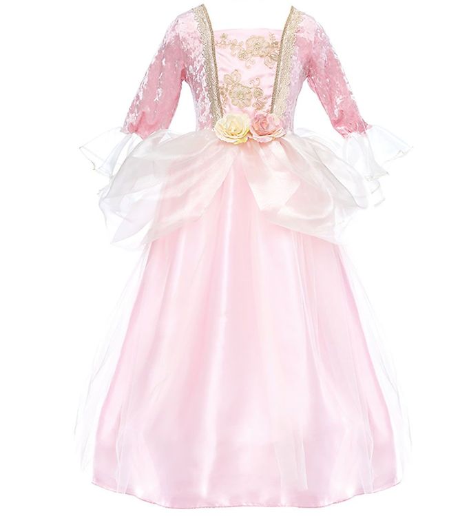 Billede af Great Pretenders Udklædning - Prinsessekjole - Pink Rose - 5-6 år (110-116) - Great Pretenders Udklædning