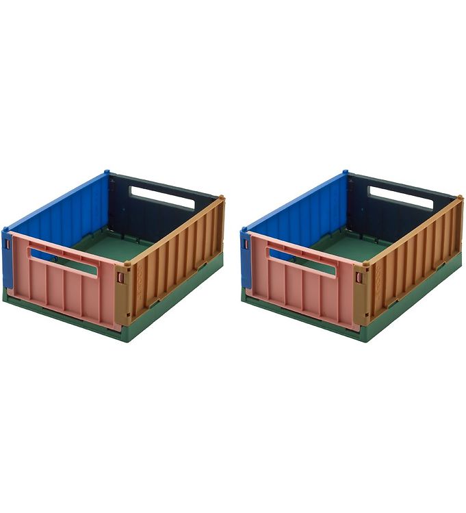 Liewood Foldekasse - 25x18x9,5 cm - Small- 2-Pak - Eden Multi