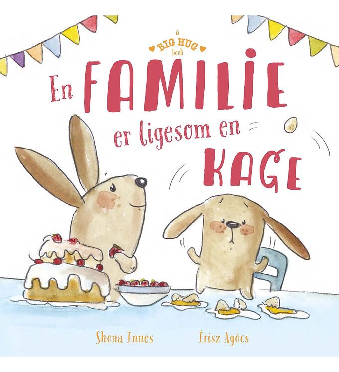 Image of A Big Hug Book Bog - En Familie Er Ligesom En Kage - Dansk - OneSize - A Big Hug Book Bog (265799-3455164)