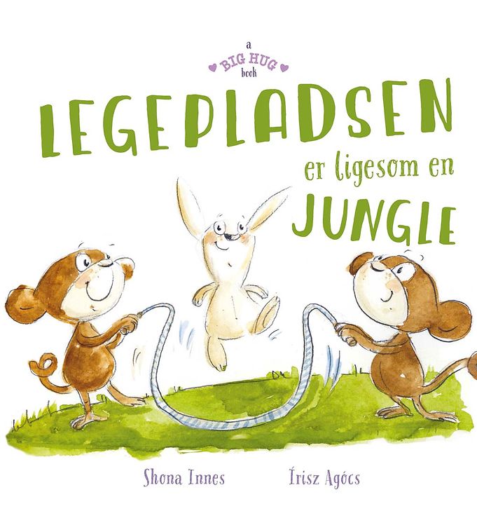Image of A Big Hug Book Bog - Legepladsen Er Ligesom En Jungle - Dansk - OneSize - A Big Hug Book Bog (265795-3455160)