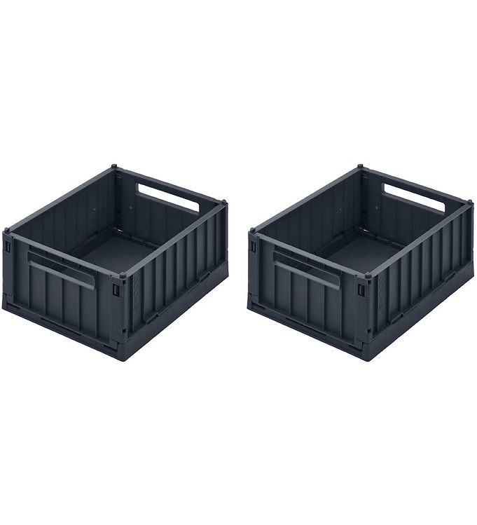 Liewood Foldekasse – 25x18x9,5 cm – Small – 2-pak – Midnight Nav