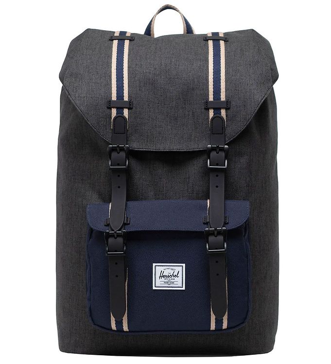 8: Herschel Rygsæk - Little America Mid-Volume - Black Crosshatch