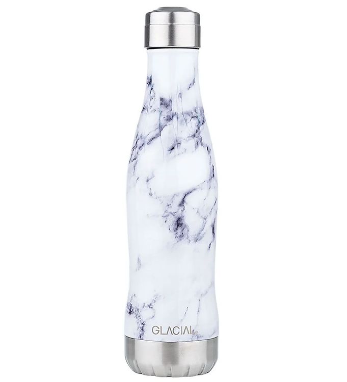 Glacial Termoflaske - 400 ml - White Marble