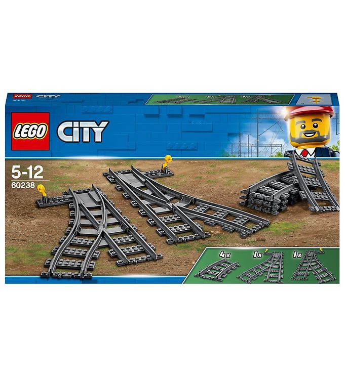 Image of LEGO City - Skiftespor 60238 - 8 Dele - OneSize - LEGO Klodser (216623-1073153)