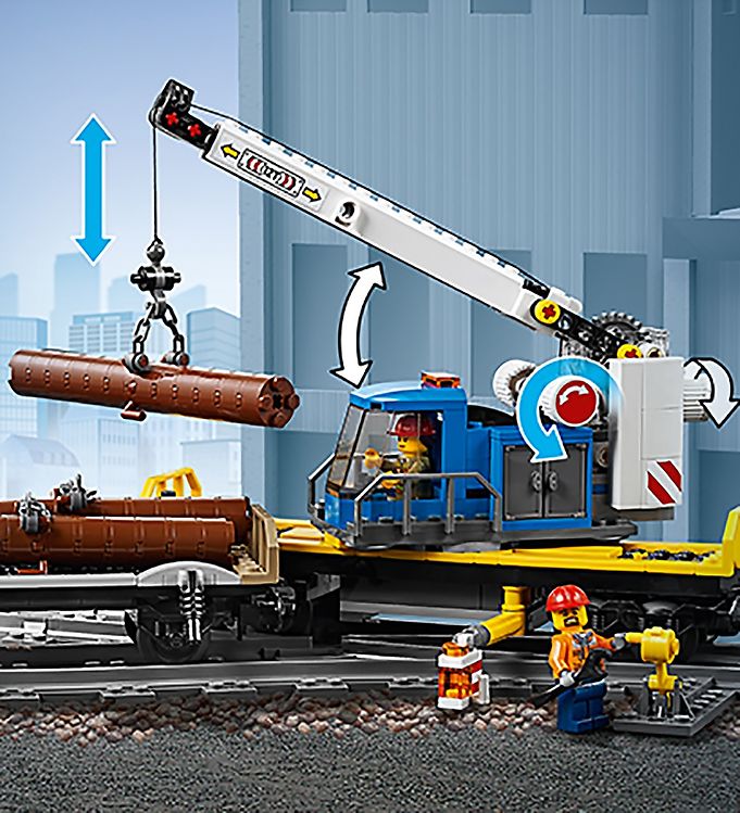værktøj mærke hjælpemotor LEGO City - Godstog 60198 - Motoriseret - 1226 Dele
